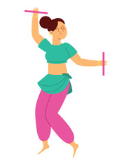 hindu dancer woman character