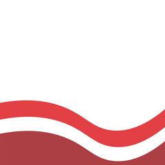 Indonesian Flag Footer