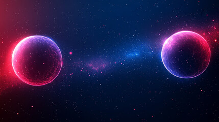 cosmic landscape showcasing vibrant planets and celestial elements in vivid colors floating in a dark starry space creating a sense of wonder adventure and the vast mysteries of the universe