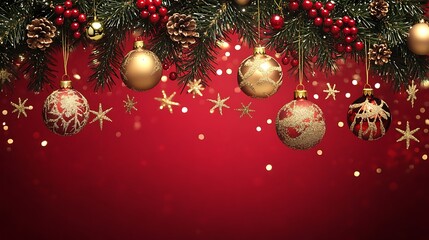 Obraz premium Christmas decoration background