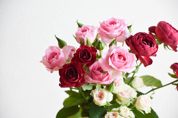 Fototapeta premium スプレー薔薇の花束