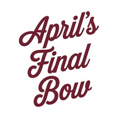 Obraz premium Aprils Final Bow A Farewell Message