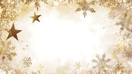 Christmas watercolor background and Christmas decorations