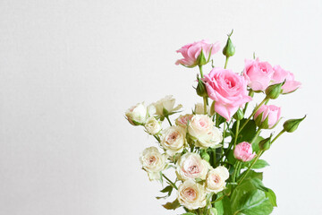 スプレー薔薇の花束