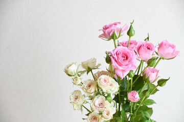 スプレー薔薇の花束