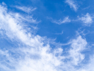 Sky background pattern with partially cloudy