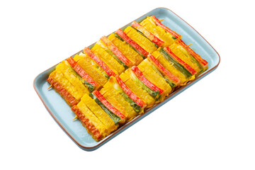 Korean traditional skewer exhibition png file of jade bowl without background 배경이 없는...