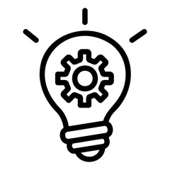 light bulb Line Icon