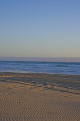 beach in the morning