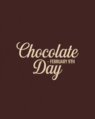 Chocolate Day Celebrated On February Ninth