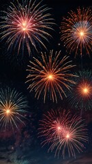 Obraz premium fireworks on the night sky
