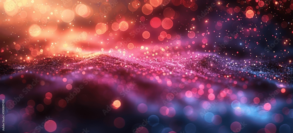 Poster dark gradient background with blurred light effect, high definition abstract design