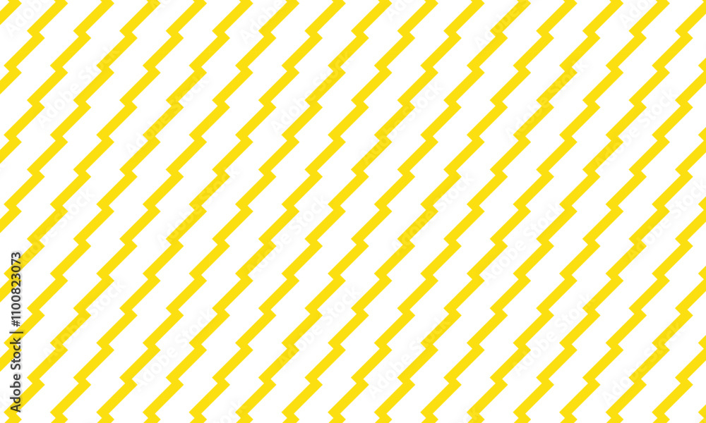 Aufkleber abstract simple yellow diagonal zigzag line pattern can be used background.