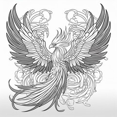 Obraz premium black and white tattoo