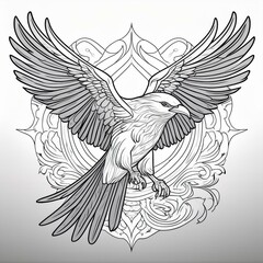 Obraz premium eagle with wings