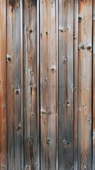 Fototapeta premium Rustic Wooden Wall Texture: Aged Wood Planks Background