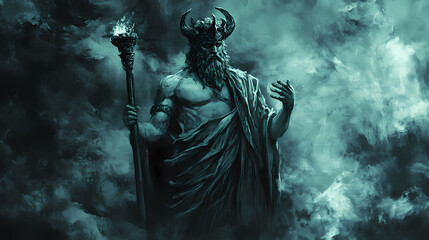 Hades greek mythology picture hades ruler of the underworld. Mythology. Illustration