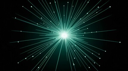 Naklejka premium Blue Star Light Explosion Illustration for Christmas Night Sky Backgrounds