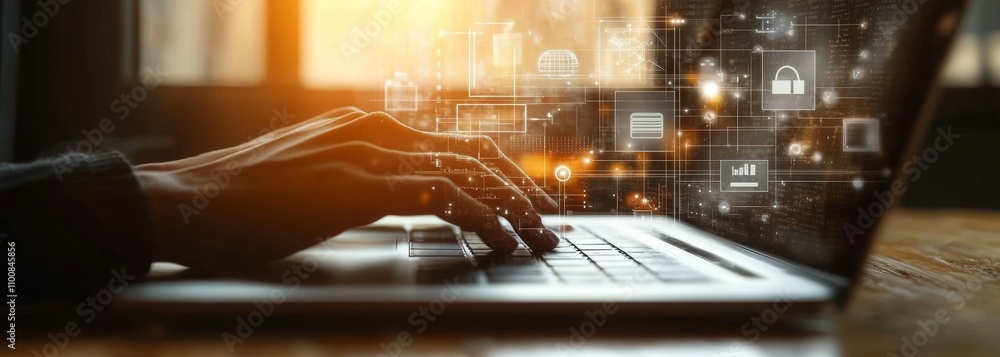 Poster online learning e-learning technology digital education training skills development artificial intel