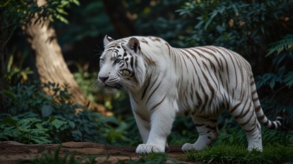 Obraz premium Majestic White Tiger
