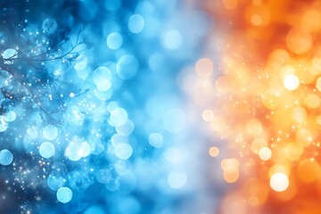Obraz premium Dark blue design and orange gradient abstract background design banner with blur design 
