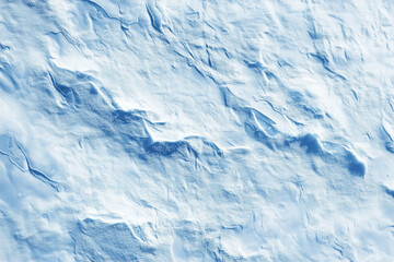 Aerial View of Frozen Winter Water Surface