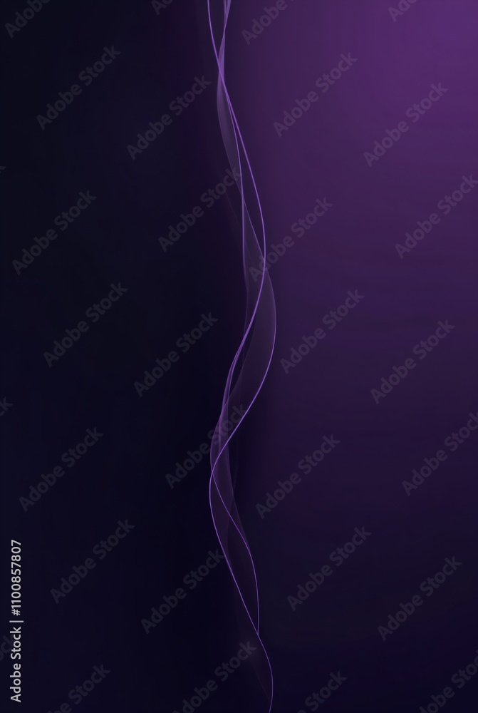 Poster abstract dark purple and violet wavy background with smooth gradient. modern design for design wallp