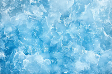 Obraz premium Aerial View of Frozen Winter Water Surface