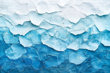 Obraz premium Aerial View of Frozen Winter Water Surface