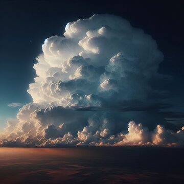 Cumulonimbus calvus Cb cal Developing cumulonimbus still with a