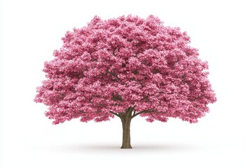 Obraz premium Pink Cherry Blossom Tree in Spring Theme