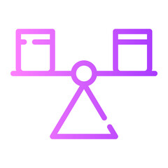 balance gradient icon