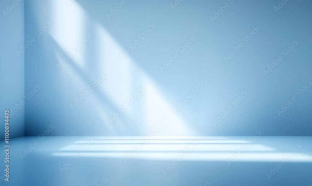 Poster minimalist light blue abstract background for modern product presentation with soft blur and gentle 