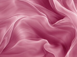 Obraz premium Soft Flowing Textiles in Warm Pink Tones Creating a Sense of Calm and Elegance for Use in Backgrounds, Textures, and Design Elements in Creative Projects