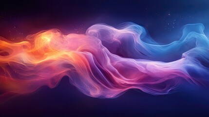 Obraz premium A smoky blue and purple background creates an ethereal, abstract effect.