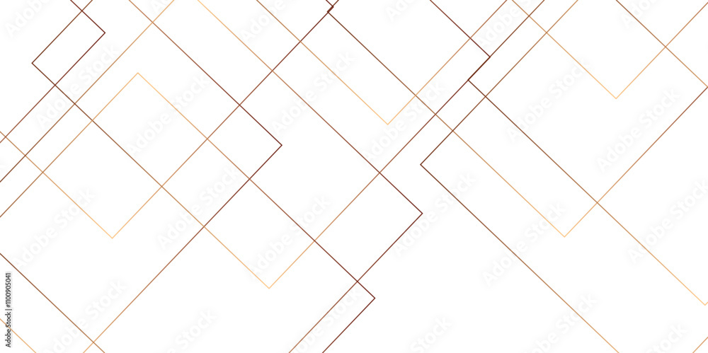 Poster mondrian style of diagonal square pattern vector. design geometric tile gold on black background. mo