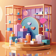 illustration of a room