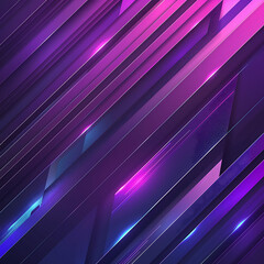 Futuristic Abstract Background Featuring Glowing Purple Lines and Shapes for Use in Modern Design Projects, Website Layouts, and Digital Art Creations