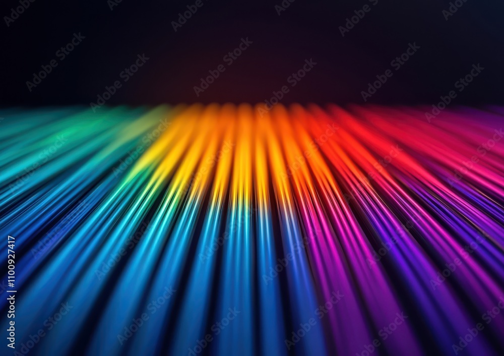 Poster a vibrant, abstract image featuring colorful, streaked lines that create a dynamic sense of motion a
