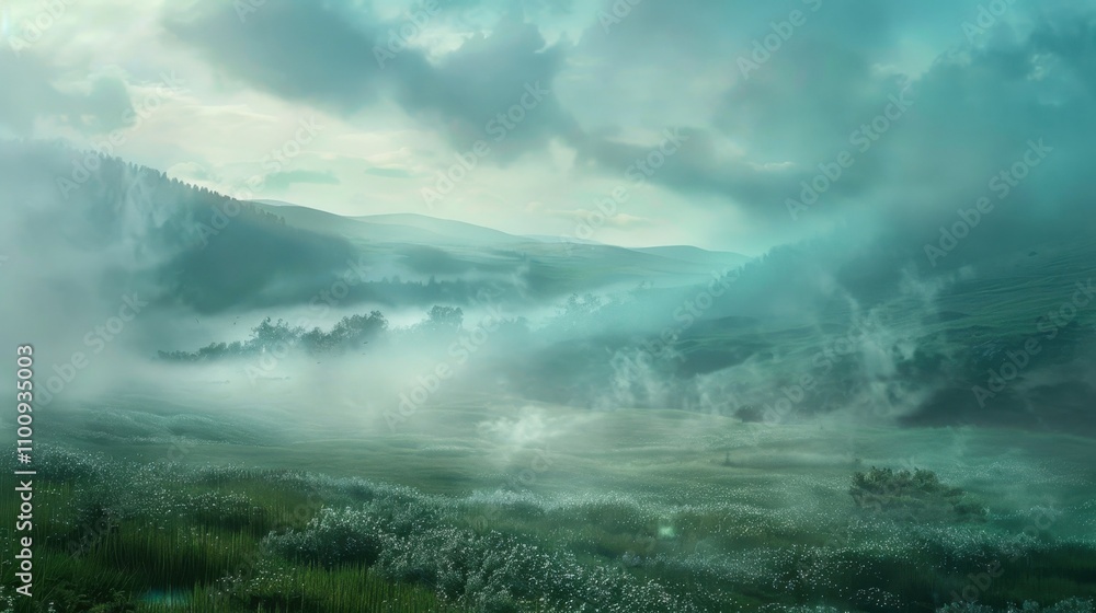 Poster the fog itself seems to come alive swirling and shifting in unpredictable patterns giving the moors 