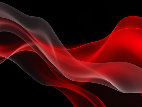 Background Inspired By A Combination Of Red, Black And White.