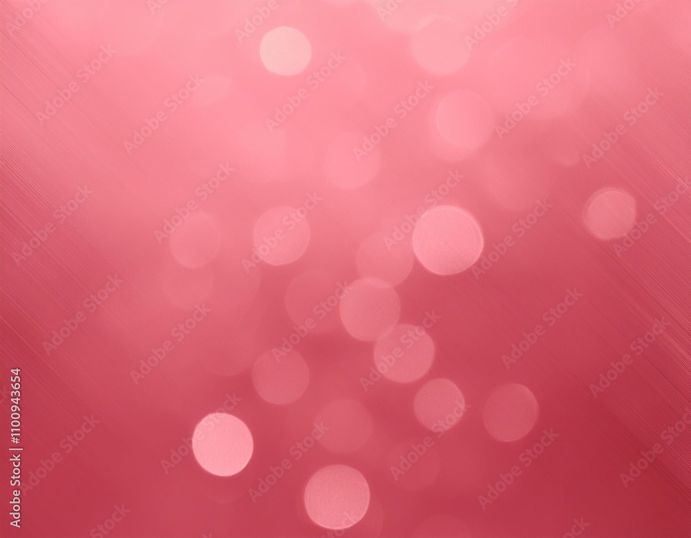 Poster abstract bokeh lights adding a touch of romance and passion to a red background