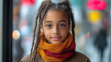A young activist shares her message about climate action, encouraging her peers to participate in the fight for a sustainable planet.