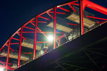 境川大橋（宮崎県都城市）付近の夜景