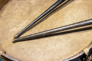 The infantry regiments drum with sticks, France, 18th century