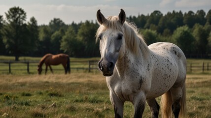  Majestic Horse in Field