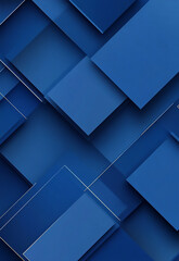 Fototapeta premium Abstract flow gradient background, ai generated photo Dark blue geometric background with layered triangular shapes, creating a modern and professional look. Ideal for digital designs 