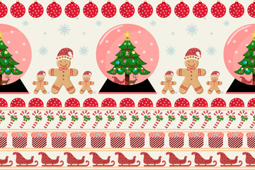 Festival Christmas Pattern. Vector Illustrator Art Digital file Download for print, printable, wallpaper, background, rug, card, book cover, textile, gift wrapper and many projects.
