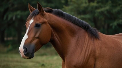  Majestic Horse in Field