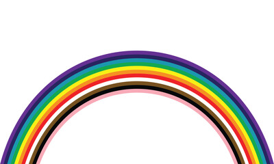 LGBT Rainbow Background. Rainbow Flag Background. Stripe Pattern Vector Background with  Flag Colours. Vector illustration . EPS 10